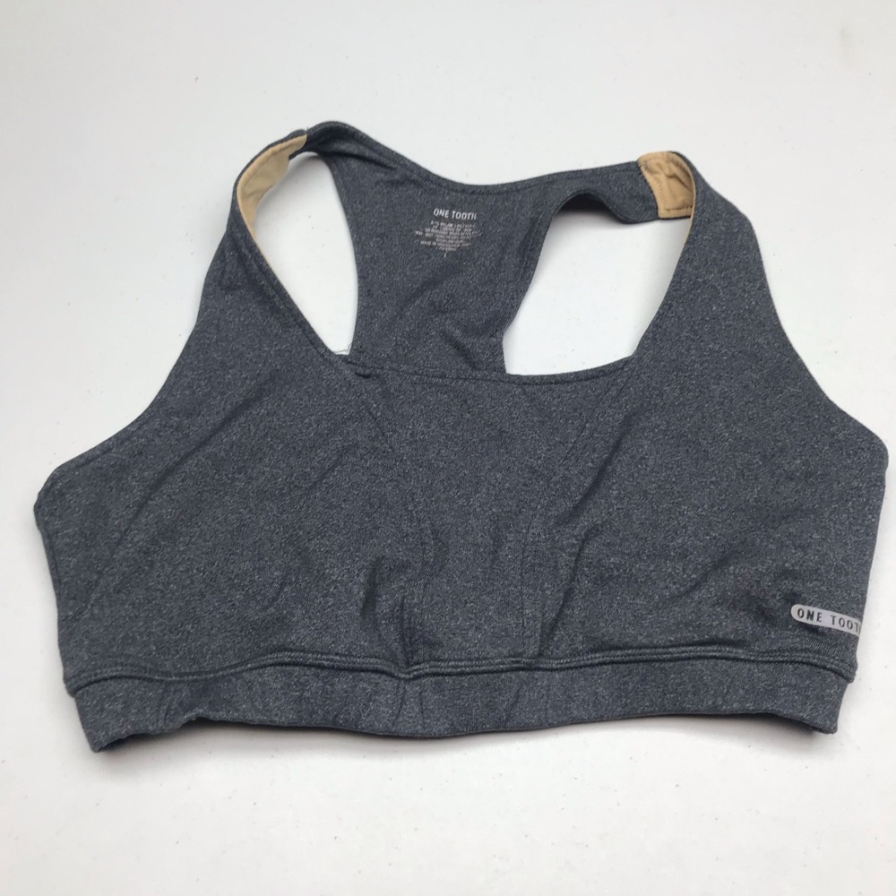 One Tooth GRY Slip Over T-Back, L. *P1068